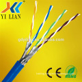 Trade assurance shilded Twisted Pair Network Cable Cat7 SSTP Lan network Cable extender pvc jacket LSZH round price per meter